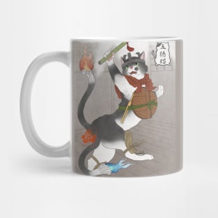 Cat of the five virtues Mug